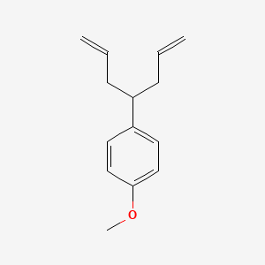 molecular formula C14H18O B13736239 Diallyl-p-methoxyphenylmethane CAS No. 13087-56-4