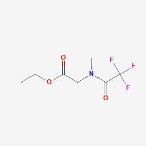 ethyl 2-(2,2,2-trifluoro-N-methylacetamido)acetate