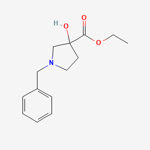 Ethyl 1-benzyl-3-hydroxypyrrolidine-3-carboxylate