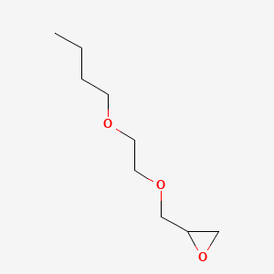 molecular formula C9H18O3 B13736298 ((2-Butoxyethoxy)methyl)oxirane CAS No. 13483-47-1