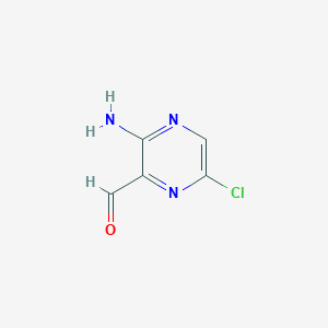 3-Amino-6-chloropyrazine-2-carbaldehyde