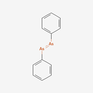 molecular formula C12H10As2 B13736338 Arsenobenzene CAS No. 4519-32-8