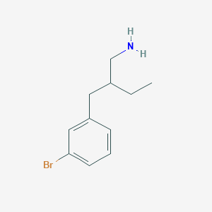 1-[2-(Aminomethyl)butyl]-3-bromobenzene