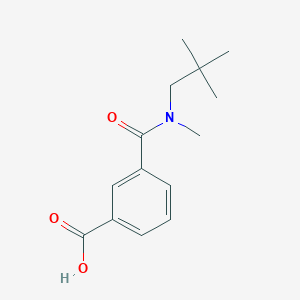3-[(2,2-Dimethylpropyl)(methyl)carbamoyl]benzoic acid