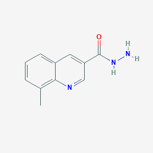 molecular formula C11H11N3O B13736419 8-Methylquinoline-3-carbohydrazide CAS No. 1307237-66-6