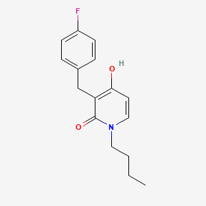 1-butyl-3-(4-fluorobenzyl)-4-hydroxy-2(1H)-pyridinone