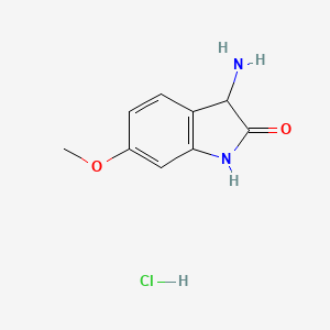 3-Amino-6-methoxy-1,3-dihydro-2H-indol-2-one hydrochloride