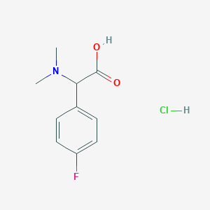 (Dimethylamino)(4-fluorophenyl)acetic acid hydrochloride