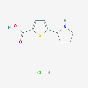 5-(2-Pyrrolidinyl)-2-thiophenecarboxylic acid hydrochloride