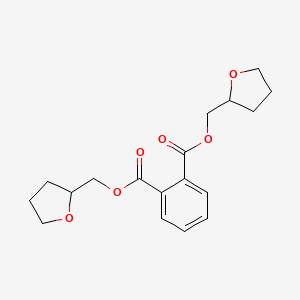 molecular formula C18H22O6 B13736455 Di(tetrahydrofurfuryl) phthalate CAS No. 3388-01-0