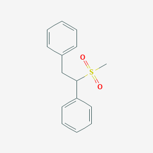 molecular formula C15H16O2S B13736463 1-Methylsulfonyl-1,2-diphenylethane CAS No. 15733-05-8