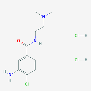 3-amino-4-chloro-N-[2-(dimethylamino)ethyl]benzamide dihydrochloride