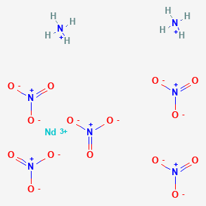 molecular formula H8N7NdO15 B13736542 Diammonium neodymium pentanitrate 