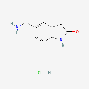 5-(aminomethyl)-2,3-dihydro-1H-indol-2-one hydrochloride