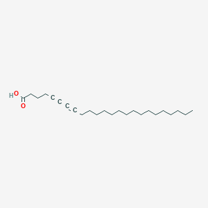 molecular formula C24H40O2 B13736568 Tetracosa-5,7-diynoic acid 
