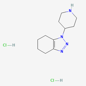 1-(piperidin-4-yl)-4,5,6,7-tetrahydro-1H-1,2,3-benzotriazole dihydrochloride