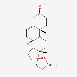 molecular formula C22H32O3 B13736618 3beta,17alpha-Dihydroxypregn-5-ene-21-carboxylic acid gamma-lactone CAS No. 13934-61-7