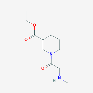 Ethyl 1-[2-(methylamino)acetyl]piperidine-3-carboxylate