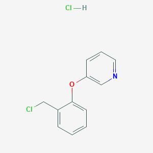 3-[2-(Chloromethyl)phenoxy]pyridine hydrochloride