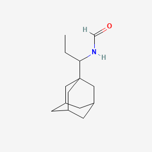 molecular formula C14H23NO B13736694 Formamide, N-(1-adamantyl-1-propyl)- CAS No. 101468-18-2