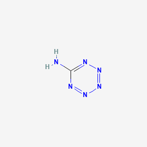 molecular formula CH2N6 B13736727 Pentazin-6-amine CAS No. 1003709-43-0