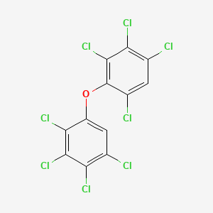 molecular formula C12H2Cl8O B13736745 2,2',3,3',4,4',5,6'-Octachlorodiphenyl ether CAS No. 40356-57-8