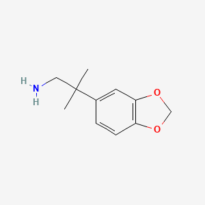2-(2H-1,3-benzodioxol-5-yl)-2-methylpropan-1-amine
