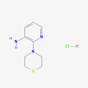 2-(Thiomorpholin-4-yl)pyridin-3-amine hydrochloride