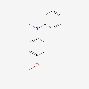 molecular formula C15H17NO B13736805 4-Ethoxy-N-methyl-N-phenylaniline CAS No. 21505-67-9