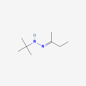 molecular formula C8H18N2 B13736871 Butan-2-one tert-butylhydrazone CAS No. 33037-40-0