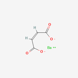 molecular formula C4H2BaO4 B13736886 barium(2+);(Z)-but-2-enedioate CAS No. 29202-49-1