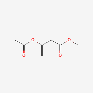 molecular formula C7H10O4 B13736974 Methyl 3-(acetoxy)-3-butenoate CAS No. 4525-23-9