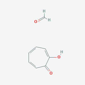 molecular formula C8H8O3 B13737028 Formaldehyde;2-hydroxycyclohepta-2,4,6-trien-1-one CAS No. 28158-57-8