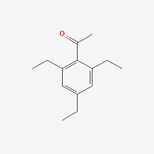 molecular formula C14H20O B13737050 1-(2,4,6-Triethylphenyl)ethanone CAS No. 3766-68-5