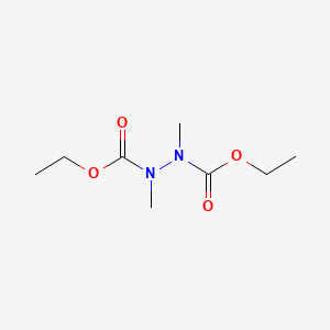 molecular formula C8H16N2O4 B13737066 Diethyl 1,2-dimethylbicarbamate CAS No. 15675-97-5