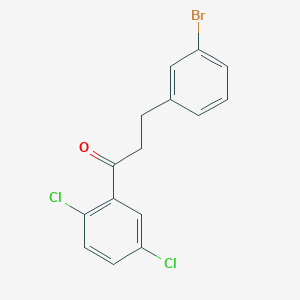 3-(3-Bromophenyl)-1-(2,5-dichlorophenyl)propan-1-one