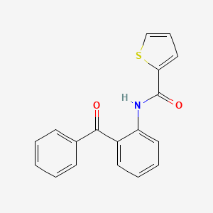 molecular formula C18H13NO2S B13737143 N-(2-Benzoylphenyl)-2-thiophenecarboxamide CAS No. 41296-65-5
