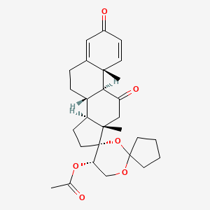 molecular formula C28H36O6 B13737164 Einecs 223-651-4 CAS No. 4003-79-6