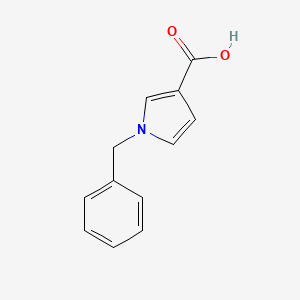 molecular formula C12H11NO2 B1373717 1-benzyl-1H-pyrrole-3-carboxylic acid CAS No. 18159-17-6
