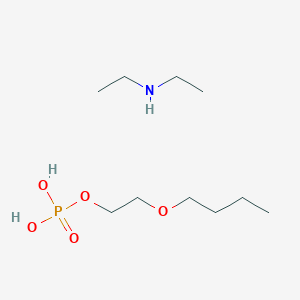 molecular formula C10H26NO5P B13737221 Bis(diethylammonium) 2-butoxyethyl phosphate CAS No. 103659-12-7
