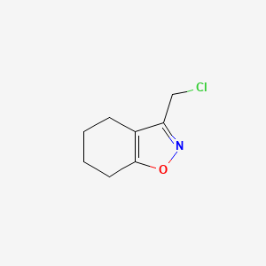 molecular formula C8H10ClNO B1373732 3-(Chloromethyl)-4,5,6,7-tetrahydro-1,2-benzoxazole CAS No. 1269152-48-8
