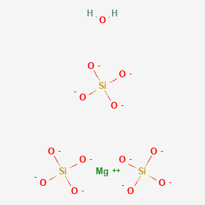 molecular formula H2MgO13Si3-10 B13737342 Magnesium;trisilicate;hydrate 