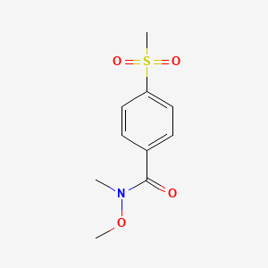 4-methanesulfonyl-N-methoxy-N-methylbenzamide