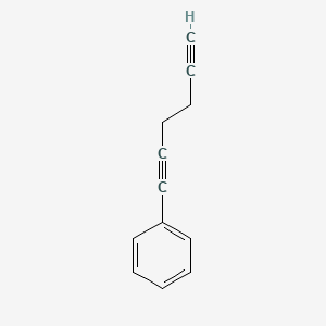 molecular formula C12H10 B13737441 Hexa-1,5-diynyl-benzene CAS No. 37124-88-2