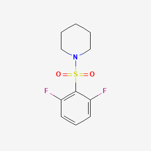 molecular formula C11H13F2NO2S B13737474 1-(2,6-Difluorophenyl)sulfonylpiperidine 