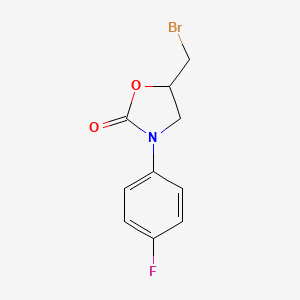 5-(Bromomethyl)-3-(4-fluorophenyl)-1,3-oxazolidin-2-one