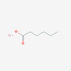 molecular formula C6H11O2Tl B13737500 Thallium hexanoate CAS No. 34244-90-1