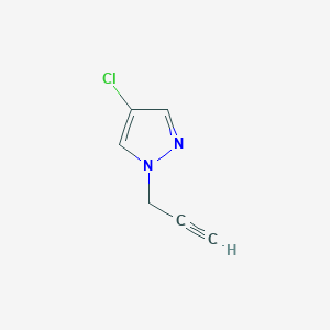molecular formula C6H5ClN2 B1373755 4-chloro-1-(prop-2-yn-1-yl)-1H-pyrazole CAS No. 1251029-14-7