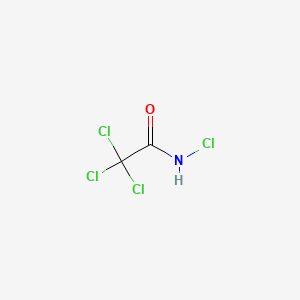 molecular formula C2HCl4NO B13737555 N,2,2,2-Tetrachloroacetamine CAS No. 35077-10-2