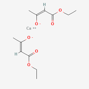 molecular formula C12H18CaO6 B13737558 Calcium ethyl acetoacetate CAS No. 16715-59-6